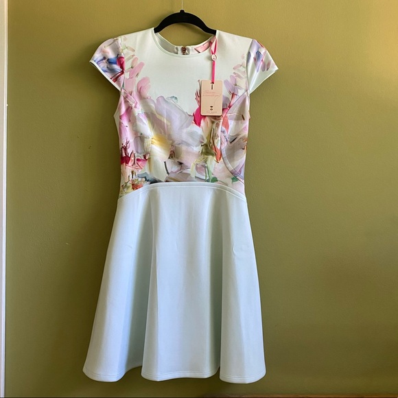 ted baker mint skater dress Drop Waist Mint Ted Baker Dress Ted Baker Mint Dress
